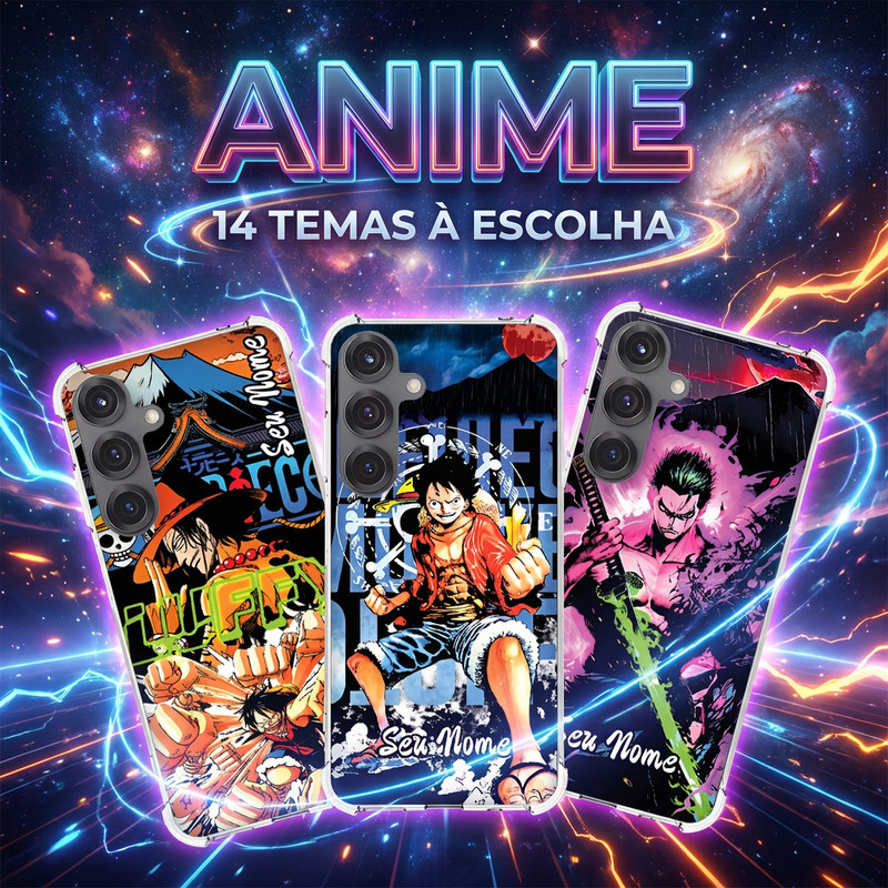 Capa Capinha GALAXY A23 A22 A20 A17 A16 A15 A14 A13 A12 A11 A10 Anti-impacto Personalizada tema ANIME Manga Japones 1