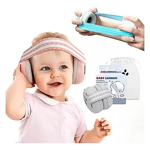 Imagem Abafador Ruído Auricular Infantil Confortável Bebê Protetor De Ruidos