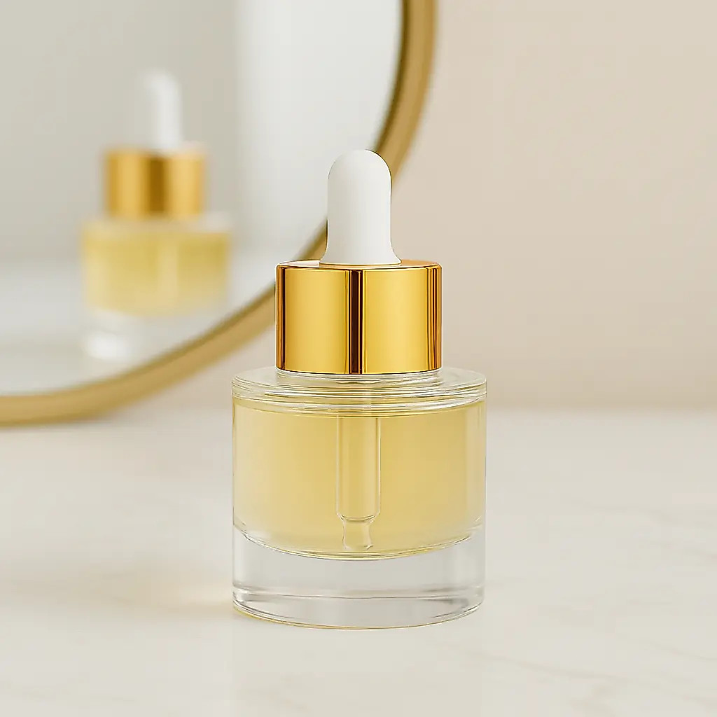 20 Frascos Vidro Transparente 30ml Conta Gotas Luxo