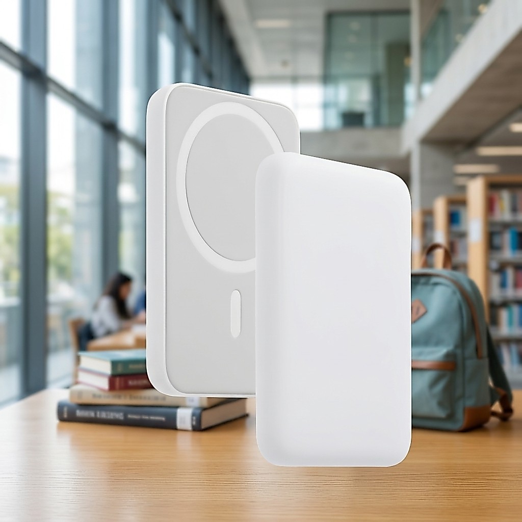 Carregador Sem Fio Inducao Magsafe Bateria Portatil 5000mah 10000mah Power Bank
