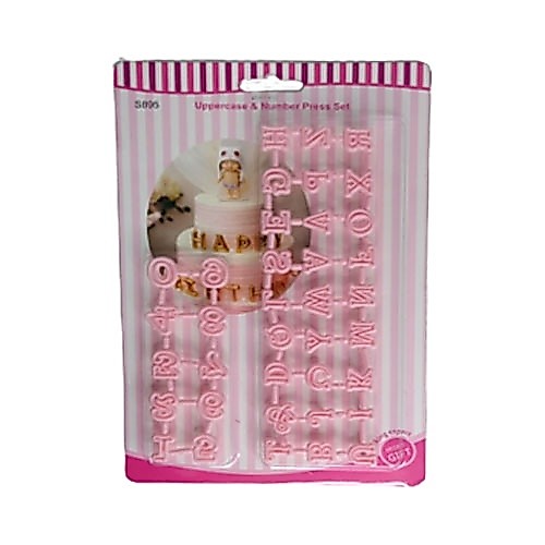 Carimbo Marcador Letras e Números Pasta Americana Biscuit - C6206