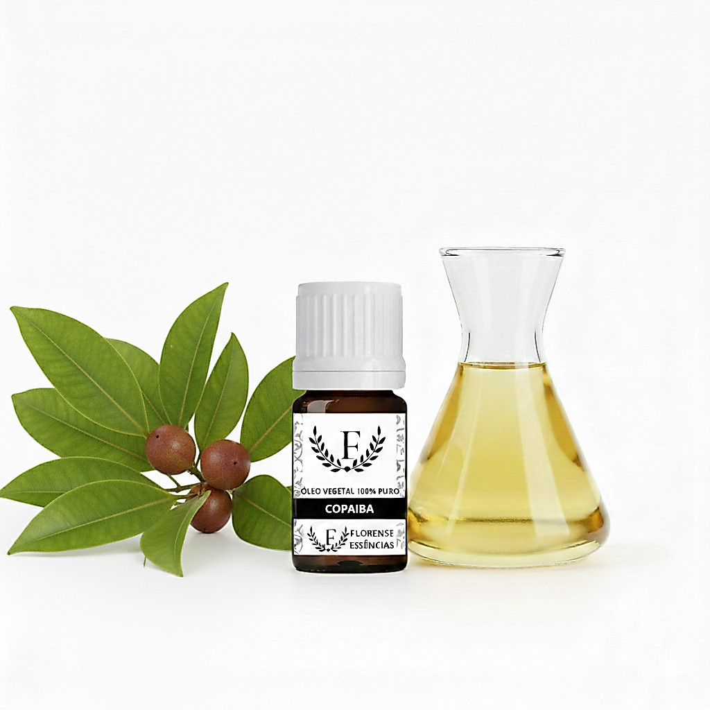 Óleo Vegetal de Copaíba - 100% Natural e Puro - 10 ml