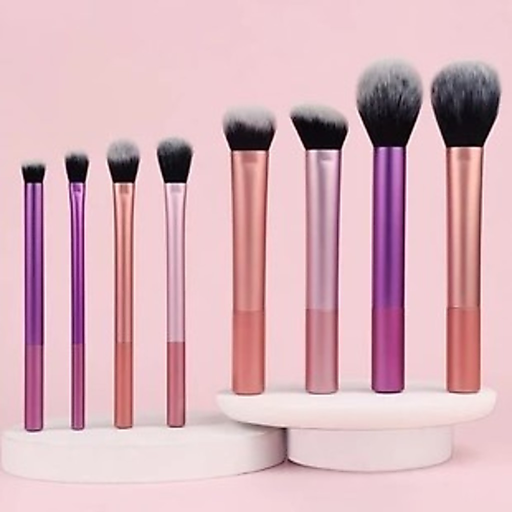 ANA1108 KIT Conjunto De Pincéis De Maquiagem Profissional De 8 Unidades De Contém Pincel De Pó