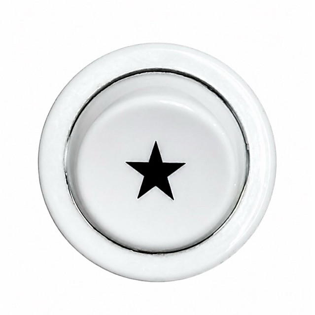 Botão Ignição Simples Fogão Atlas Mônaco Glass Branco – Original – 4 e 5 Bocas