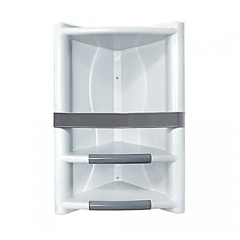 SUPORTE PAREDE PARA BANHEIRO SHAMPOO CONDICIONADOR UTILIDADES ORGANIZADOR ORGANIZAÇÃO BANHEIRO PLÁSTICO CASA BARATO