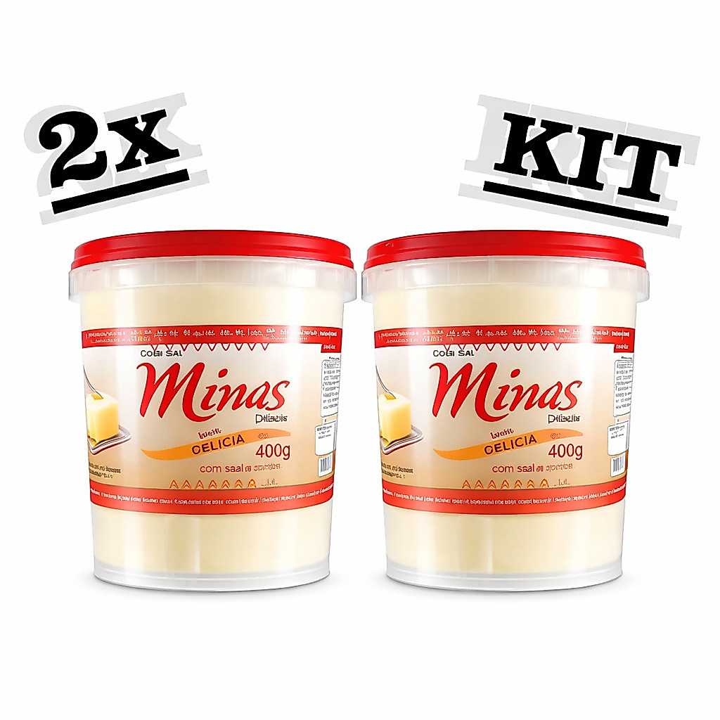 Kit Manteiga Minas Com Sal 400g ( 2 UNIDADES)