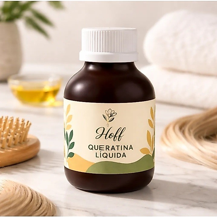 Queratina Líquida Hidrolisada Hoff – Reconstrução Capilar Profunda, Fortalecimento e Anti Quebra