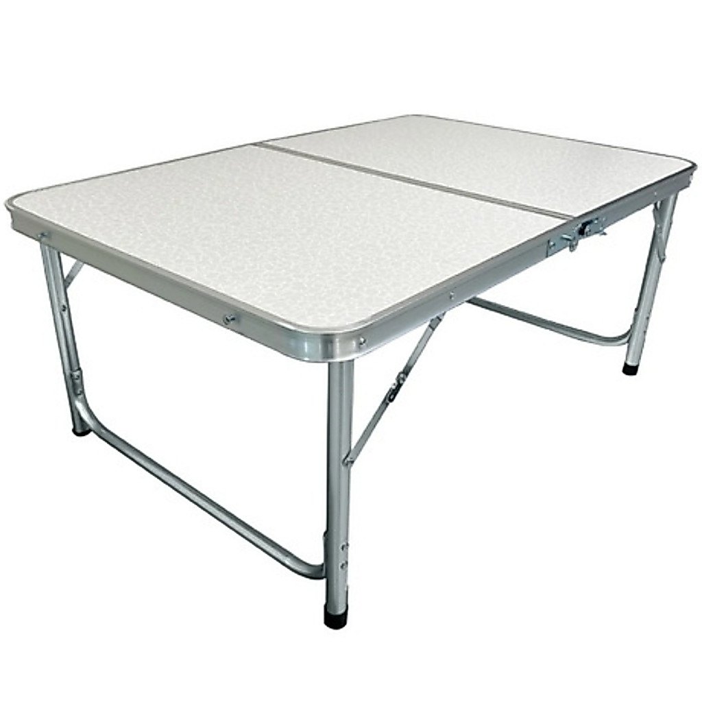 Mesa Dobrável Portátil Camping Praia 90x60cm Branca Gamma