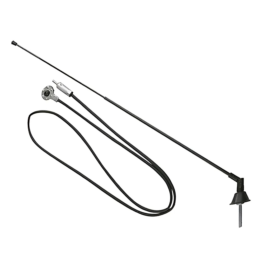 antena telescópica automotiva universal 2 estagios rádio am fm