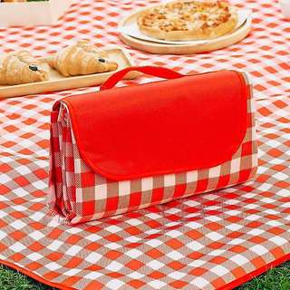 Tapete Piquenique Impermeável Dobrável 2x2m Grande com Alça Toalha Ideal para Picnic Parque Praias Passeios