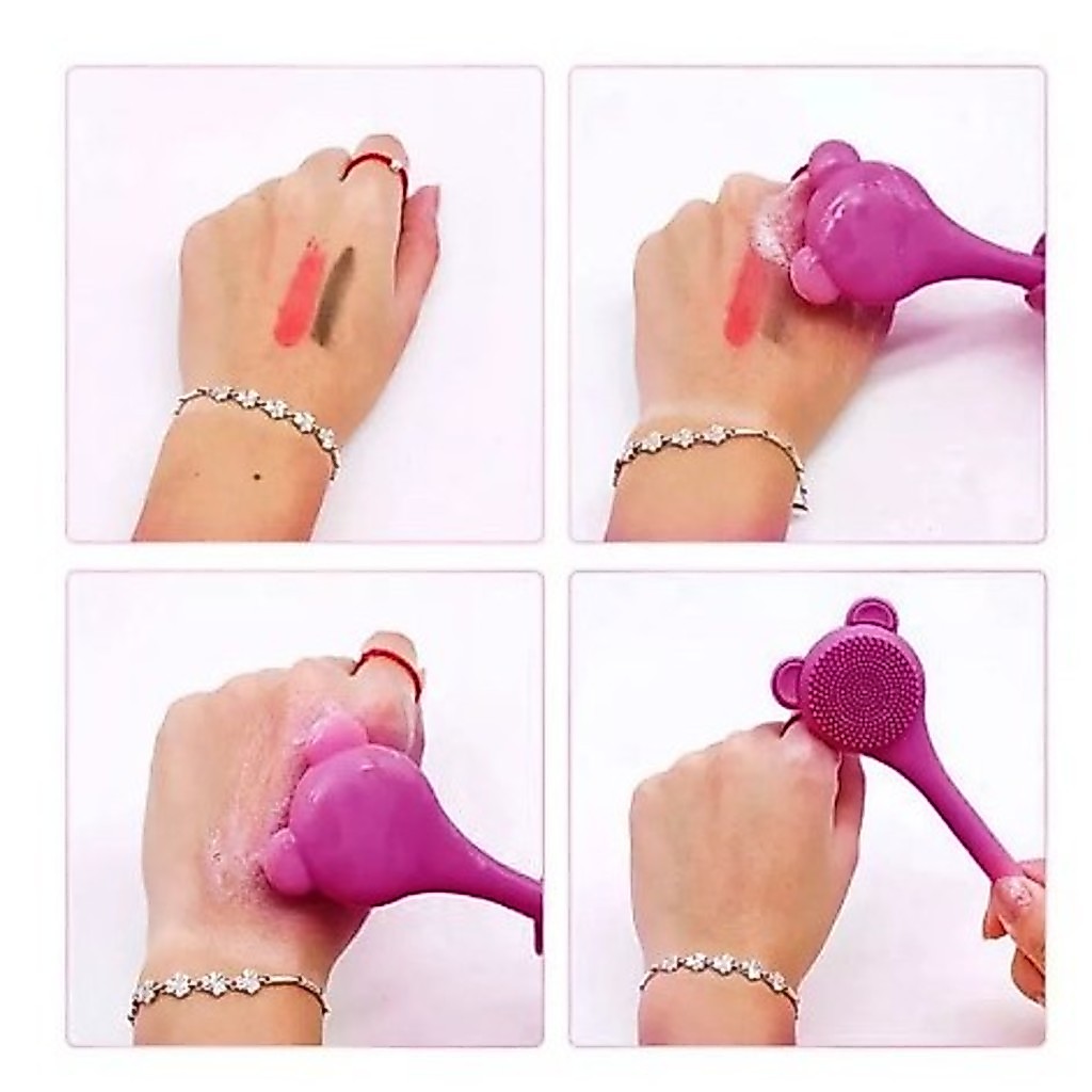 ANA 1108 KIT Pincel de silicone para aplicação de máscara e esfoliação facial · foto 2