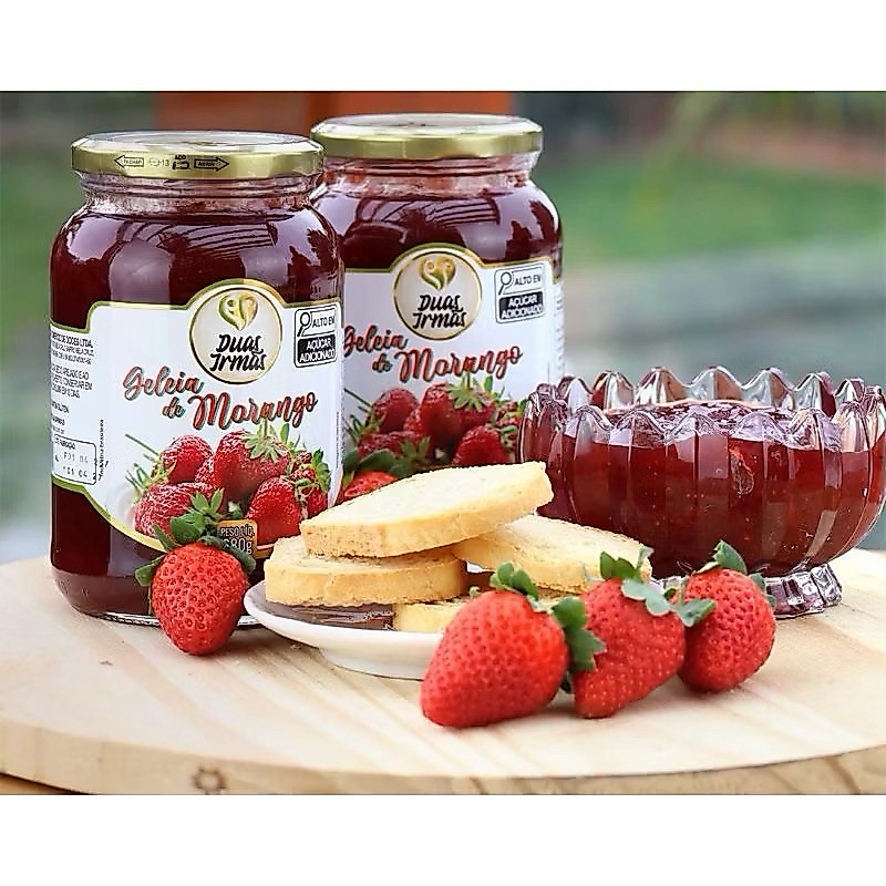 Geleia de Morango Artesanal 680g e Kits | Doce Caseiro Duas Irmãs — imagem 2 de 2