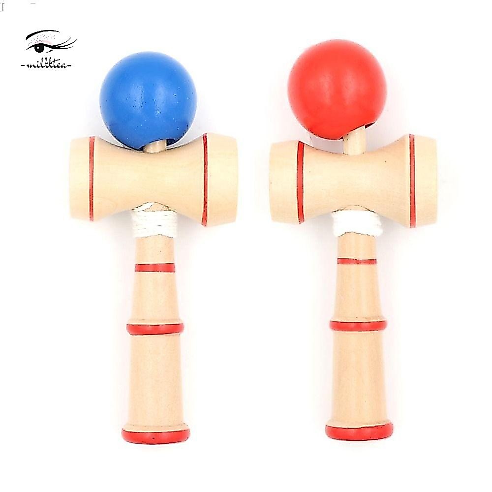 Brinquedo Kendama De Madeira-Jogo De Habilidades Japonesas Para Malabarismo E Treinamento De Equilíbrio