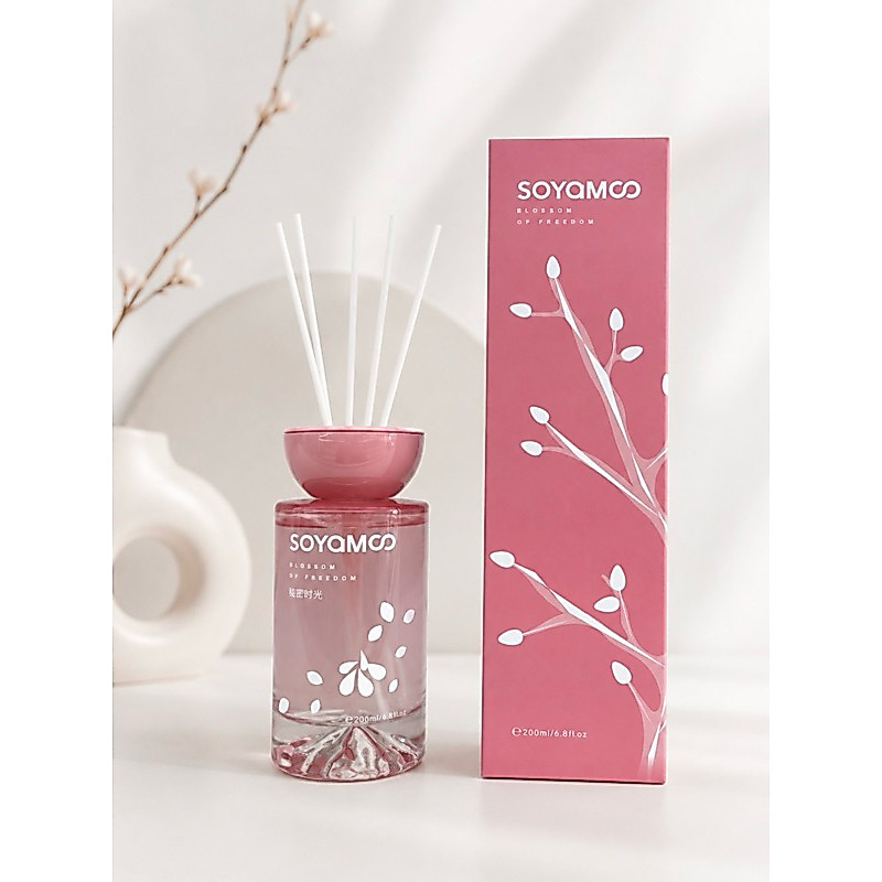 DIFUSOR DE AMBIENTE 200ml ELEGANTE DIFUSOR ROSA CLEAN