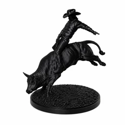 Escultura Country Boiadeiro e Cowboy | Decoração Rodeio Premium