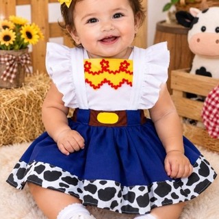 romper da Jessie toy story,romper Toy story para mêsversario e aniversário,fantasia da jessie