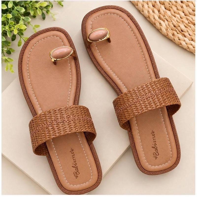 Sandália Papete Feminina Sandália Birken Com Detalhe Dedo Super Confortável Solado  Antiderrapante