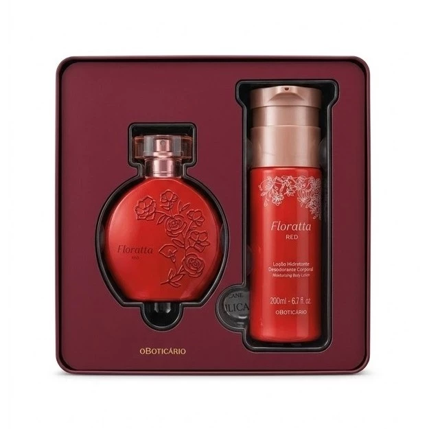 Kit floratta red colonia 75ml+ loção 200ml Oboticario