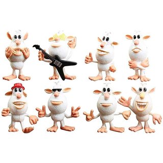 8pcs Booba Buba Pig Boneca De Pelúcia Decoração De Mesa Brinquedo Molde