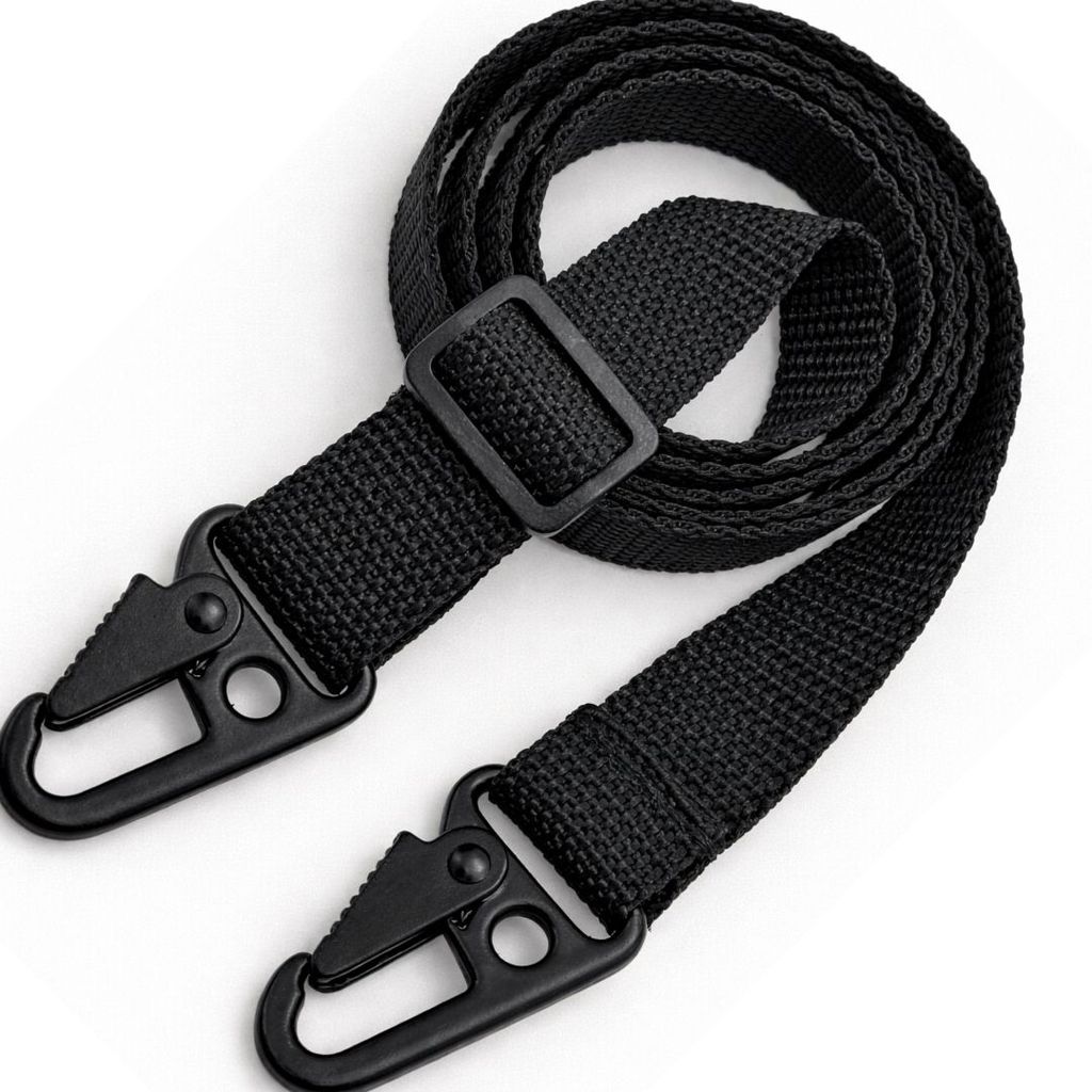 Bandoleira Zarelho Duas Pontas Ajustável em Nylon de Fecho Em Metal Rifle Air Soft Multiuso