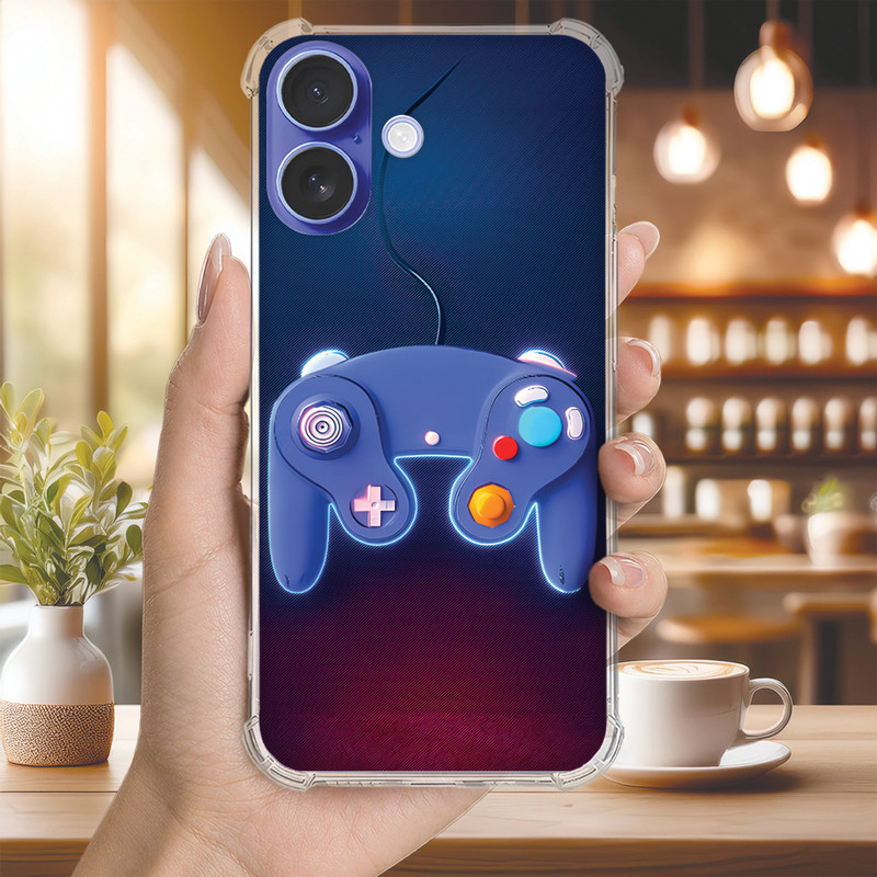 Capa Capinha IPHONE 12 PRO MAX 11 XS XR SE 2020 PLUS Anti-impacto Personalizada gamer GAME CUBE (4134)