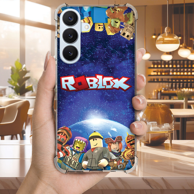 Capa Capinha GALAXY A20 A16 A15 A14 A13 A12 Anti-impacto Personalizada gamer ROBLOX (3479)