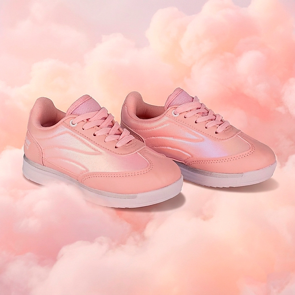 Tênis Infantil Menina Kidy RK 70 Rosa Leve Macio Confortável Casual Dia a Dia An