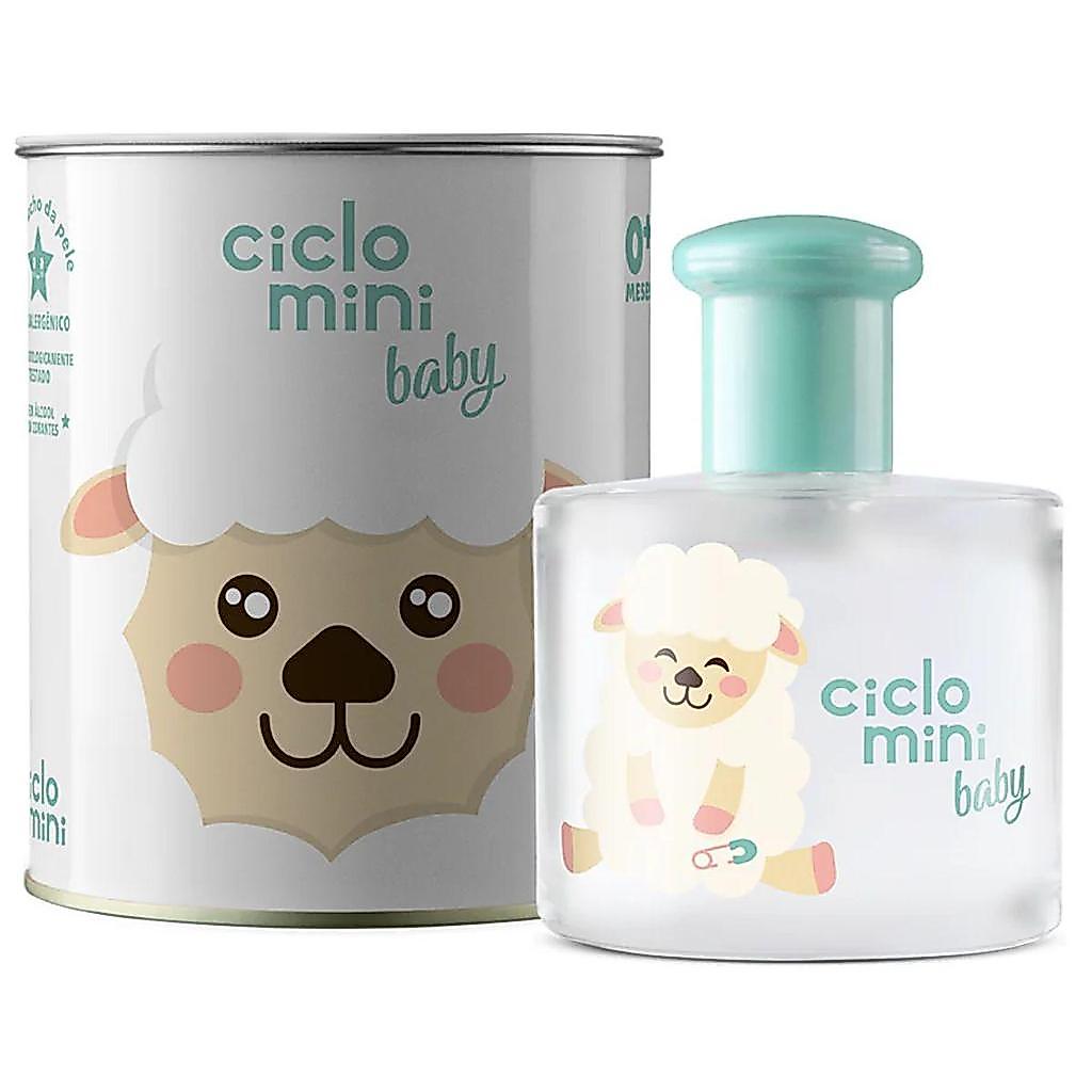 Água de Colônia Beé Bebê Suave 100ml Baby Lata Decorativa Kids Ciclo Cosmeticos