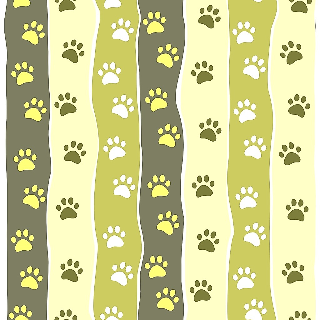 Papel de Parede Pet Shop Patinhas de Cachorro Vários Tamanhos  FOF53