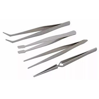 KIT COM 4 PINÇAS PROFISSIONAL PARA ELETRÔNICOS