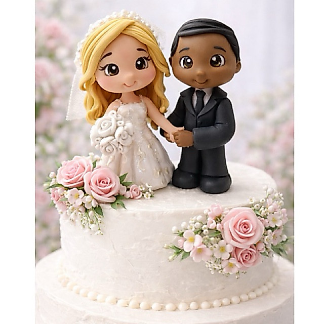 Topo de bolo casal de noivos em biscuit topo de bolo pra casamento personalizados biscuit festa casamento