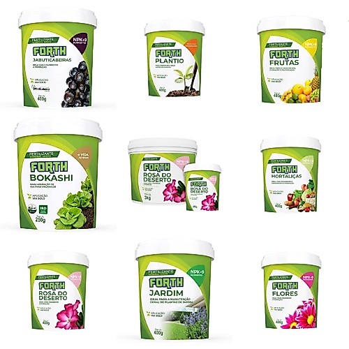 Fertilizante/Adubo Forth- Rosa Do Deserto,Flores,Jardim,Frutas,Bokashi,Hortaliças,Plantio,Jabuticabeiras !!