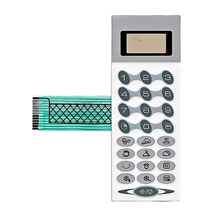 MEMBRANA TECLADO PARA MICROONDAS HOME LEADER CARREFOUR HMO 22E13