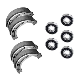 Kit Lonas De Freio + Rolamentos Titan 125 2000 2001 2002 2003 2004 Fan 125 2005 2006 2007 2008