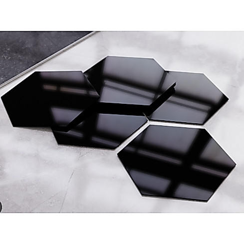 Hexágono kit com 10 Placas 20x23 mdf cru de 3mm