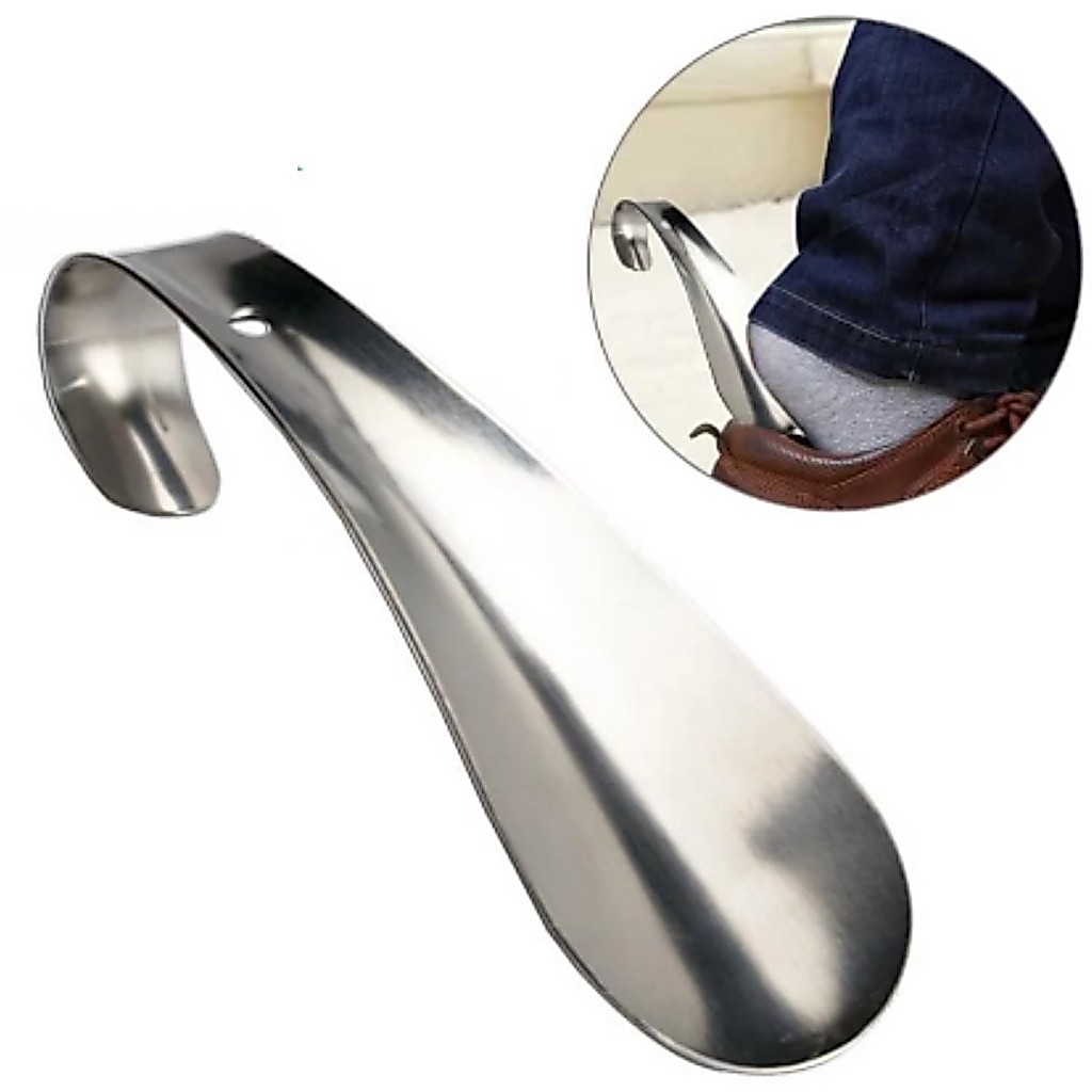Calçadeira De Sapatos Tênis Aço Inox 15cm Geral Calçados