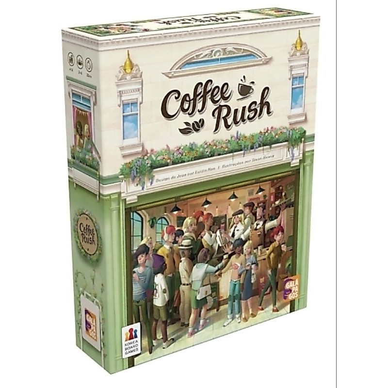Coffee Rush - Jogo de Tabuleiro - Board Game