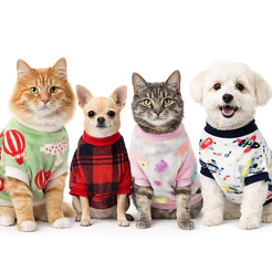 Roupa Pet Cachorro Gato Soft Roupinha Quente Confortavél Para Cachorro Pet Pequeno Porte