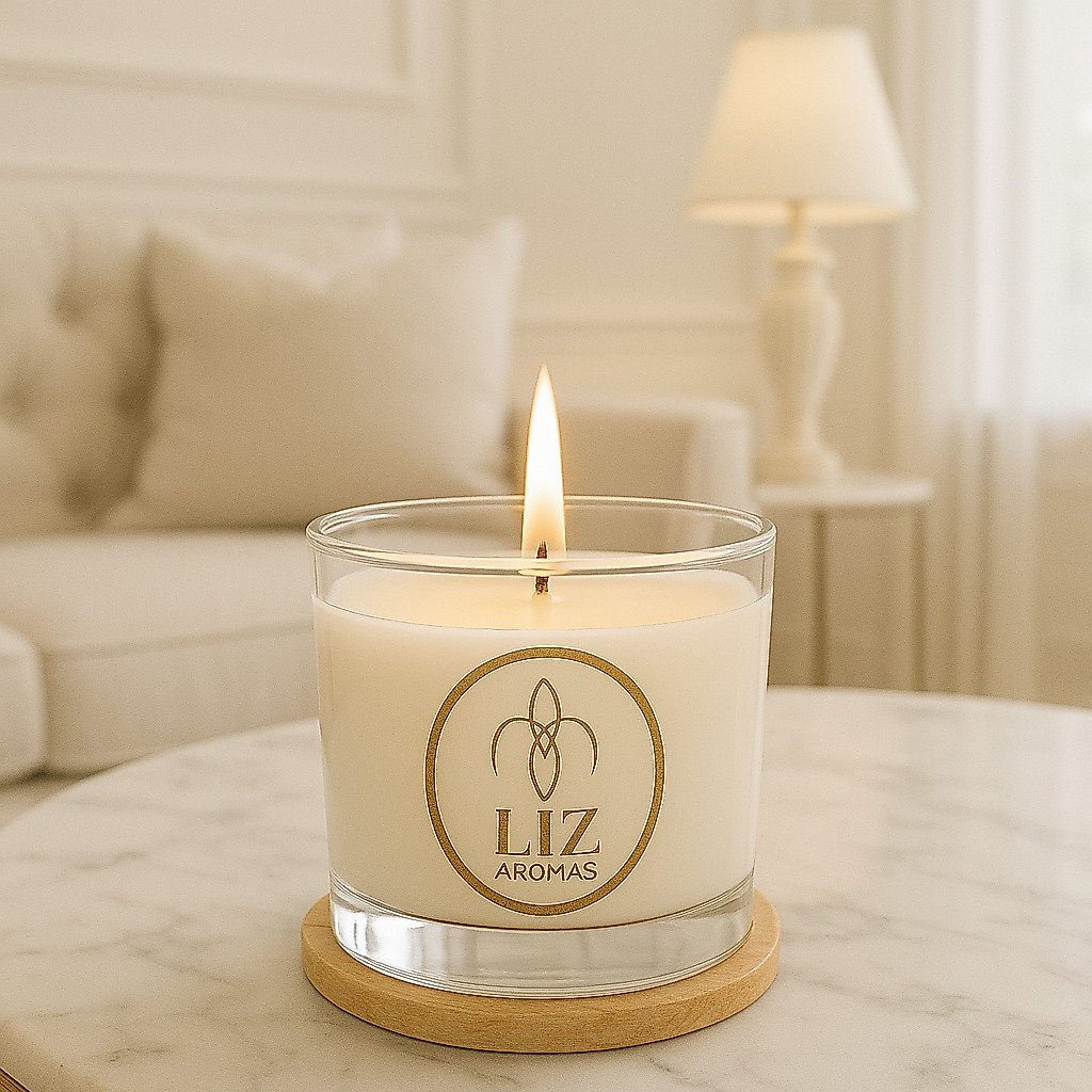 Vela aromática Artesanal perfumada PREMIUM 100g Liz Aromas