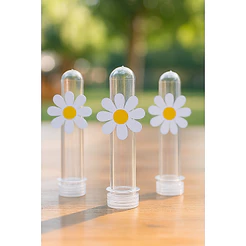 Aplique Margarida 3cm – Papel Offset 180g – Floral para Personalizados Não Autocolante Envio Rápido