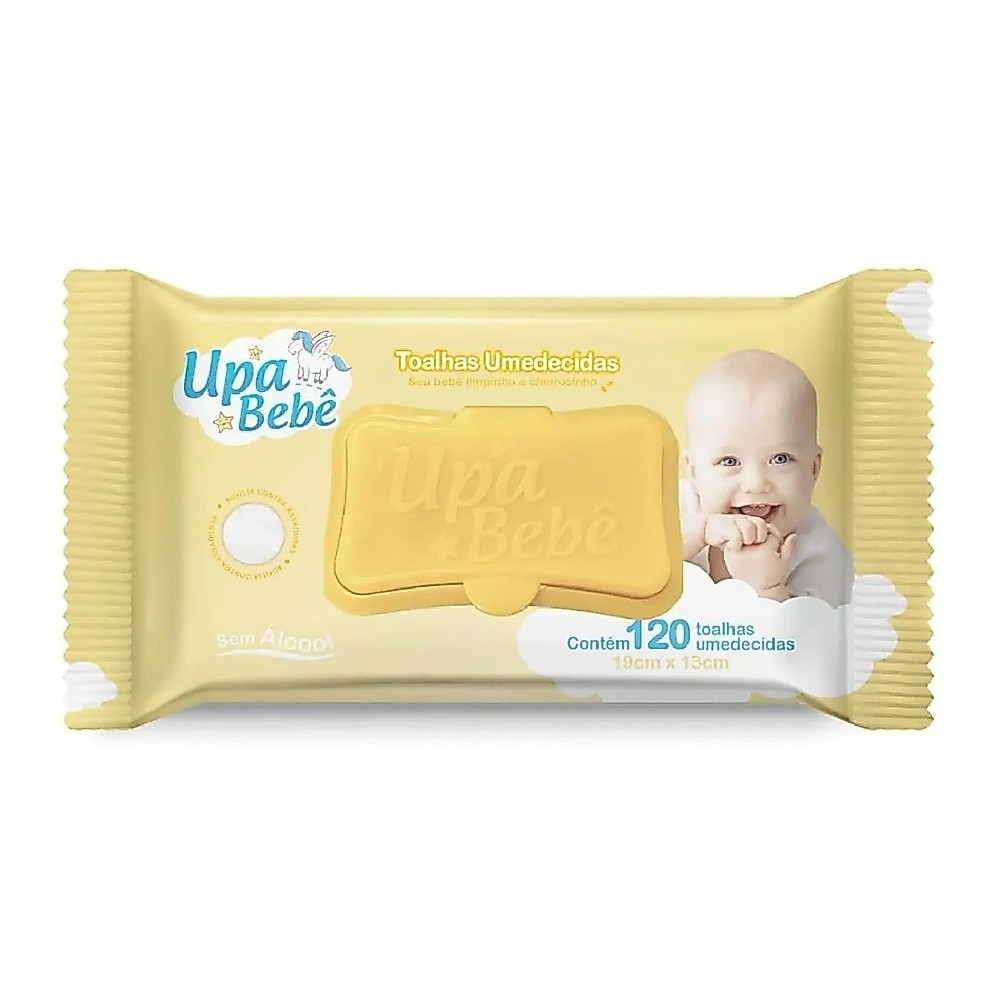 Toalhas Umedecidas Upa Bebe 120 Unidades