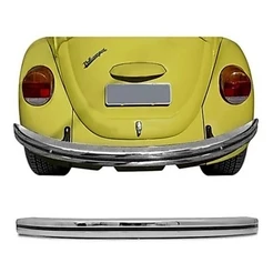 PARACHOQUE TRASEIRA FUSCA SEDAN 1977 1978 1979 1980 1981 1982 1983 1984 1985 1986 CROMADO
