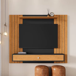 QUEIMA DE ESTOQUE - Painel para Tv até 42 polegadas c/ Prateleira Berlim - Várias cores