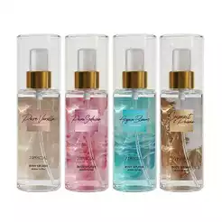 KIT BODY SPLASH FEMININO LINHA SECRETS PURA SEDUÇÃO + COCONUT & PAIXÃO + PURE VANILLA + ACQUA BLOOM 200ML
