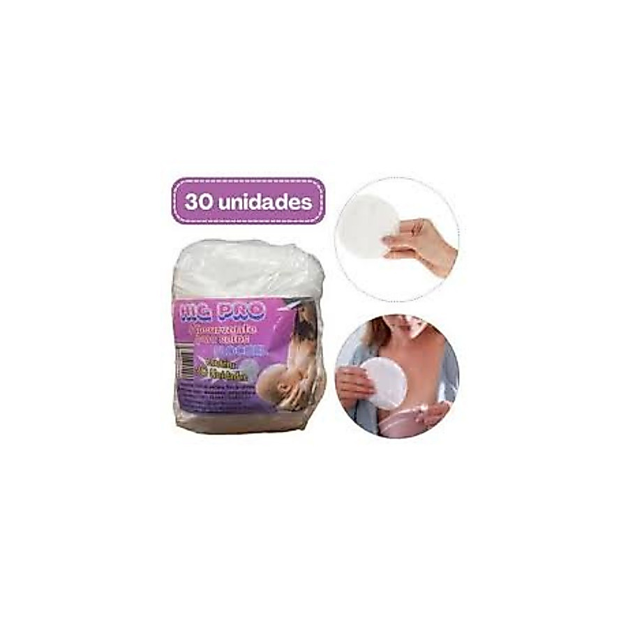 ABSORVENTE PARA SEIOS HIGPRO 30 UNIDADES  DIA E NOITE
