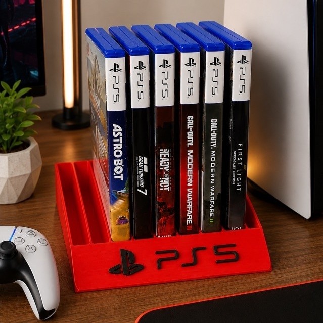 Suporte para jogos PS5 - 10 jogos | Porta Jogos