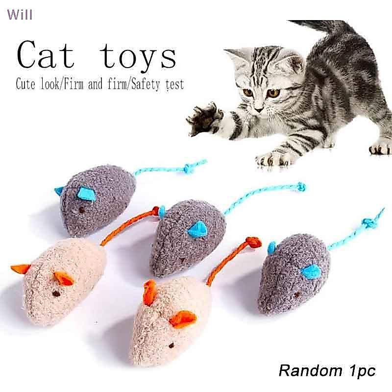 Brinquedo Interativo Em Forma De Rato De Pelúcia Para Gatos , Brinquedos Animais De Estimação