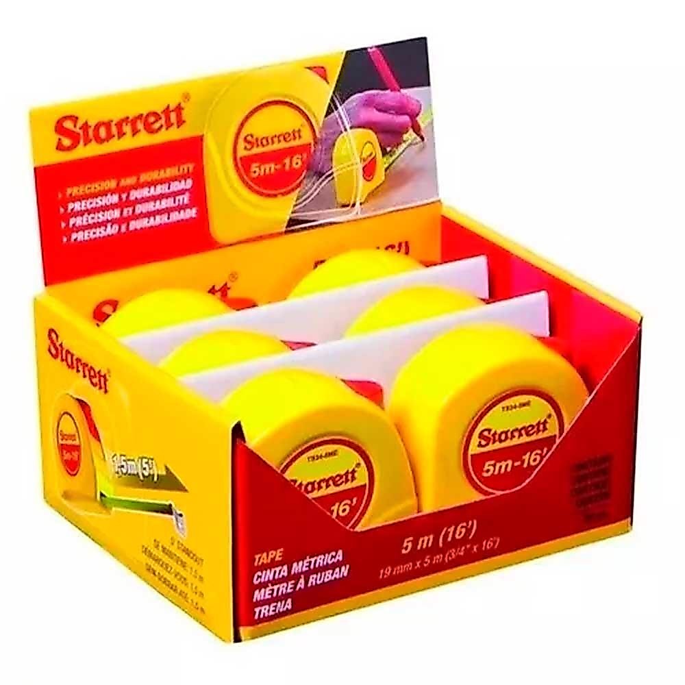 Kit Trena de Aço 5m com Trava 6 Unidades KTS34-5ME-S STARRETT