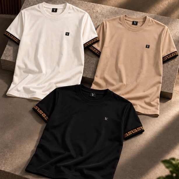 Camisa Masculina Cotton Peruano Punho Retilíneo Pretos Estilo Casual Moderno Premium