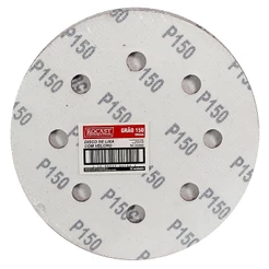 Kit Disco de Lixa Com Velcro 7'' GR. 150 Com 10 Unidades (243,0032) - Rocast